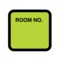 Nevs Printed Chart Labels - Room No 1-7/16" x 1-1/2" Chart w/Black NRBP-S-CHART - alternate 1